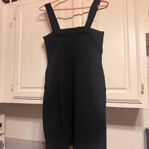 LL bean textured overall Dress size 2    dress with textured fabric. Features wi